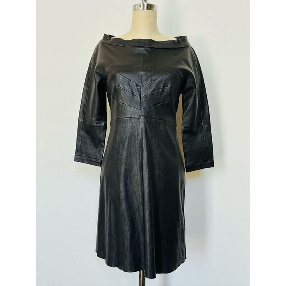 DDCLAB Roberto Crivello & Savania Davies-Keillor Vintage Women’s XS/S Black Leat - Picture 1 of 9